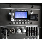 SPJ-PA912 portatīvā skaņas sistēma ABS 12" 2 UHF/USB/MP3