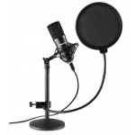 Vonyx CMTS300 studijas mikrofonu komplekts melns Vonyx CMTS300 studijas mikrofonu komplekts melns