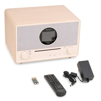 Lucca interneta radio ar DAB+ un CD atskaņotāju, krēmkrāsas