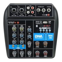 DNA MIX 4U audio mikseris USB MP3 Bluetooth analogie 4 kanāli