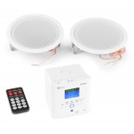Sienā stiprināma audio sistēma BTW30SET ar 2x 15 W griestu skaļruņiem