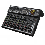 DNA GFH8 analogais audio mikseris 8 kanāli Bluetooth USB MP3 Phantom +48V skaidu plāksne