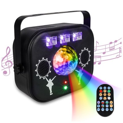 LIGHT4ME MULTIBOX multiefekt LED kula disko lāzera UV stroboskops