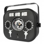 LIGHT4ME MULTIBOX multiefekt LED kula disko lāzera UV stroboskops
