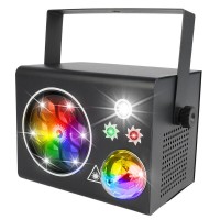 LIGHT4ME PARTY BOX V2 disko efektu LED bumbiņu lāzera strobe gobo