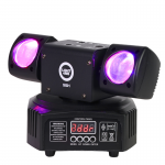 LIGHT4ME SID1 gaismas daudzefektu LED 4in1 RGBWA staru efekts 2x lāzera R/G zelta stroboskopu disko klubu DJ apgaismojums
