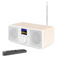 Romas WIFI interneta stereo DAB+ radio balts