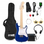 GigKit Junior elektriskās ģitāras komplekts, zils, 1/4