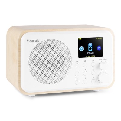 Vicenza WIFI interneta radio ar DAB+ un Battery White