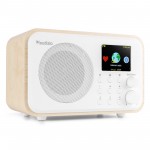 Vicenza WIFI interneta radio ar DAB+ un Battery White