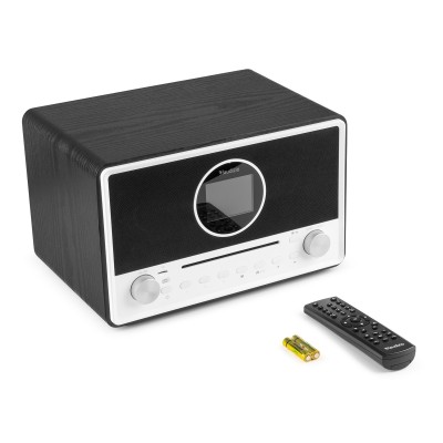 Audizio Lucca interneta radio ar DAB+ un CD atskaņotāju Black