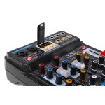 Vonyx VMM-P500 4 kanālu mūzikas mikšeris ar DSP/USB un MP3/Bluetooth