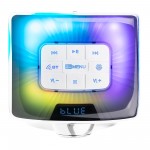 Track 2.0 pastiprinātāja skaļruņu komplekts ar LED, balts